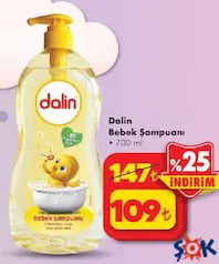 DALİN BEBEK ŞAMPUANI 700 ML